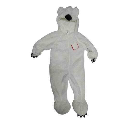 Wondershop Polar Bear Costume 18-24M NWT Plush Winter Christmas‎ Outfit - Picture 3 of 13